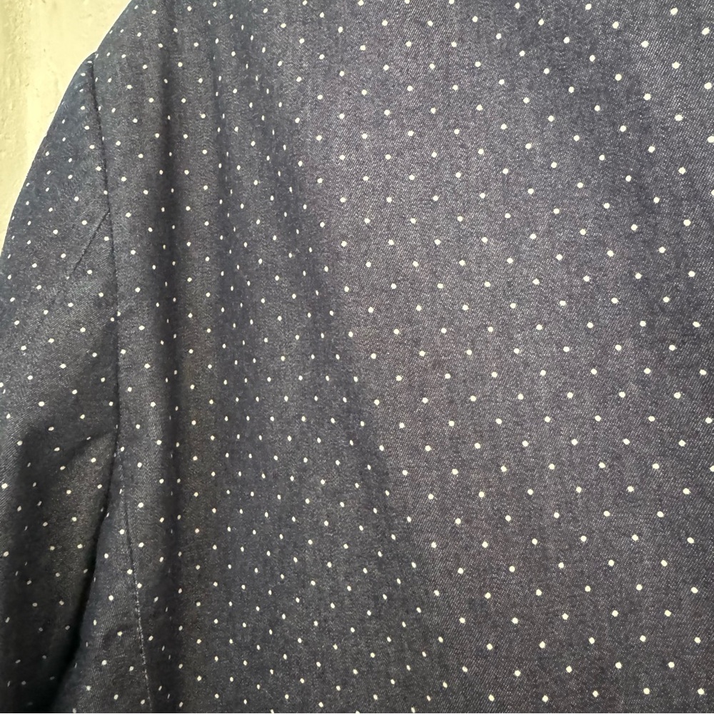 Tommy Hilfiger Navy Polka Dot Sport Coat – Size L48 - $18 - Picture 11 of 13